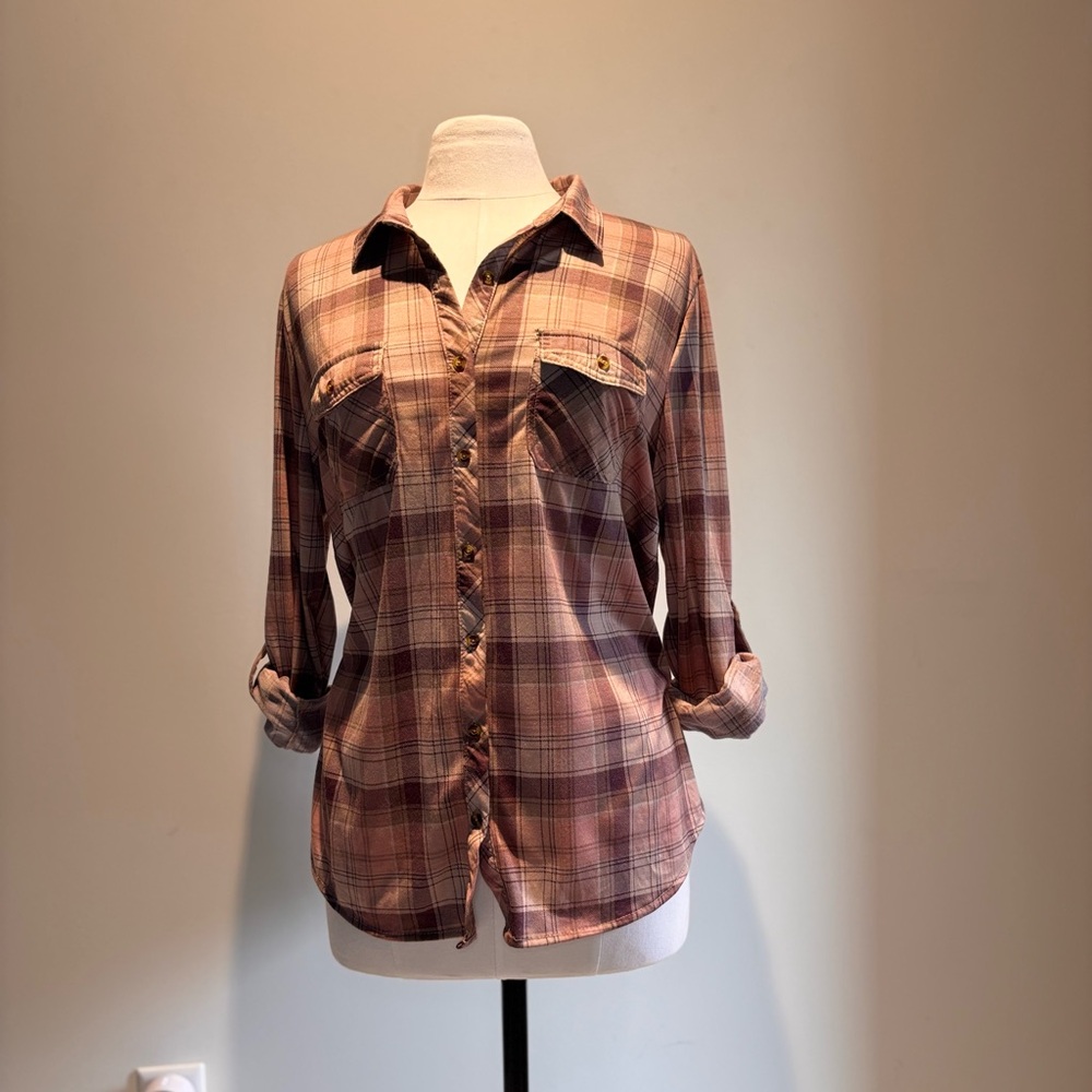 Passport Pink Plaid Shirt